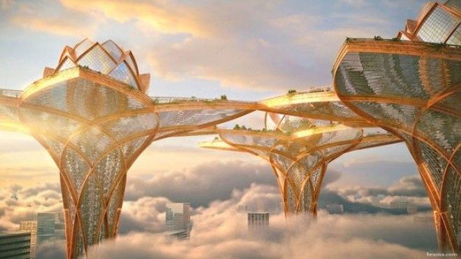 Город будущего City in the Sky