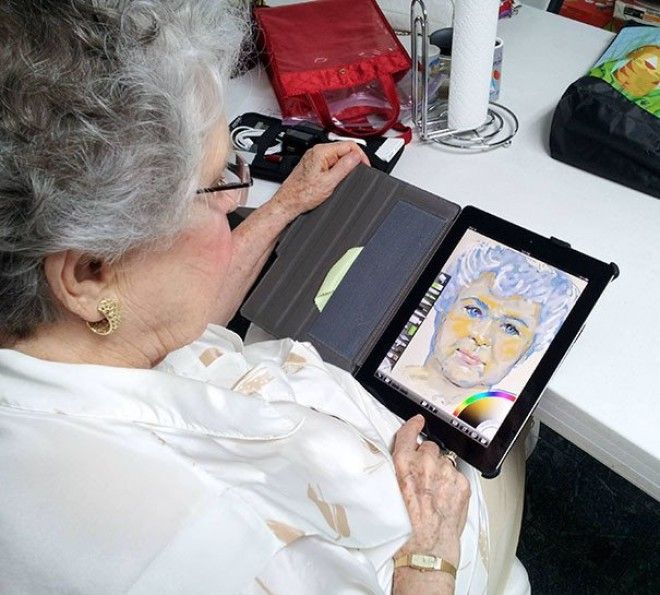 Bought My Grandma An iPad. She