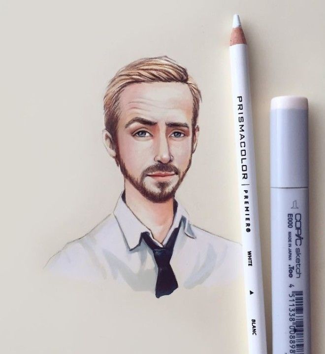 Russian Artist Draws Chic Portraits-cartoons Of Celebrities