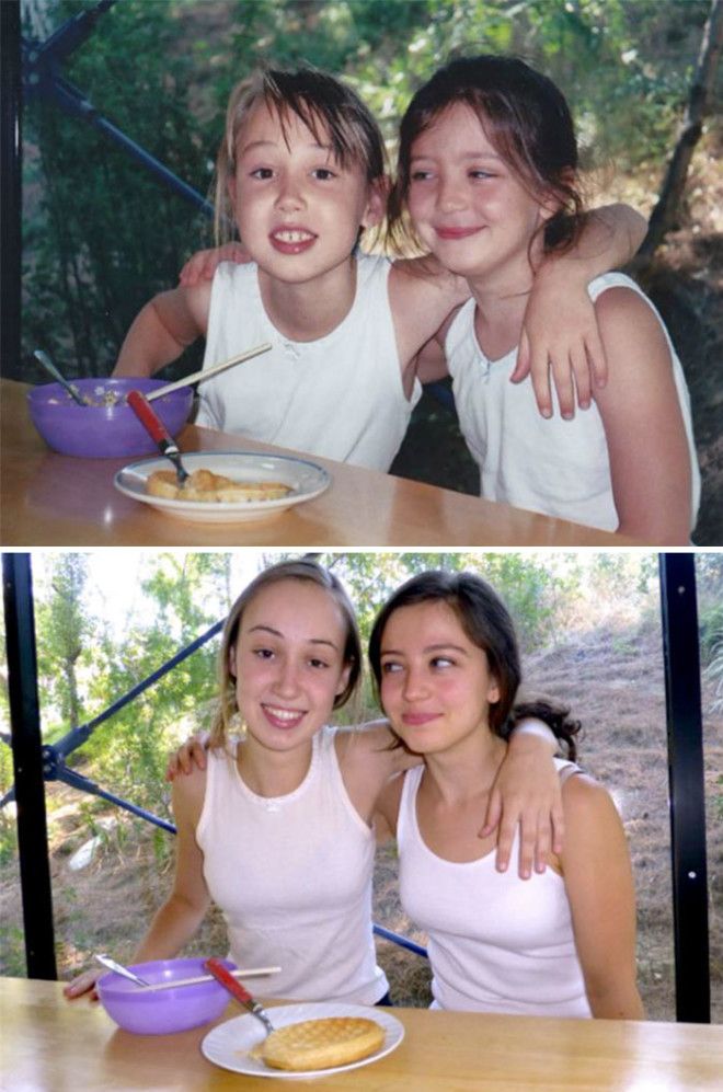 До и после: выросшие детки на фото