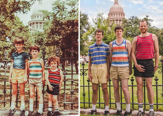 До и после: выросшие детки на фото
