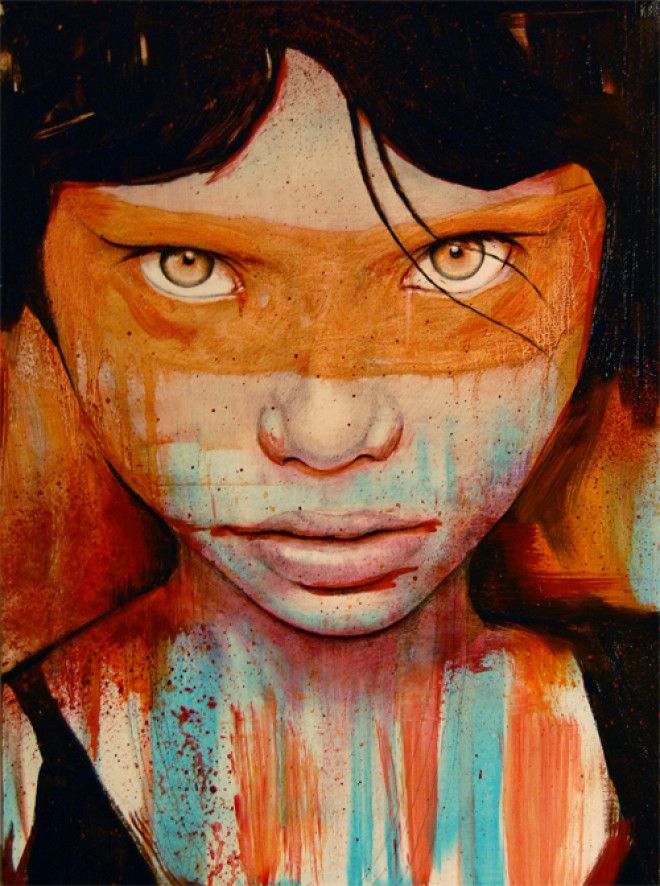 портреты девушек, акрил, масло, Майкл Шапкотт, Michael Shapcott