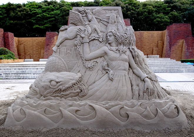 Великолепные скульптуры из песка Ташихико Хосаки