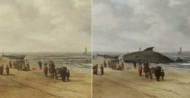 Вид песков Схевенингена до и после реставрации Фото zvezdecru