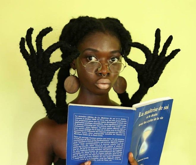 The Ivorian Artist Sculpts Her Hair To Match The Expressions In Her Mind