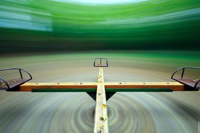 Long Exposure Of Merry Go Round