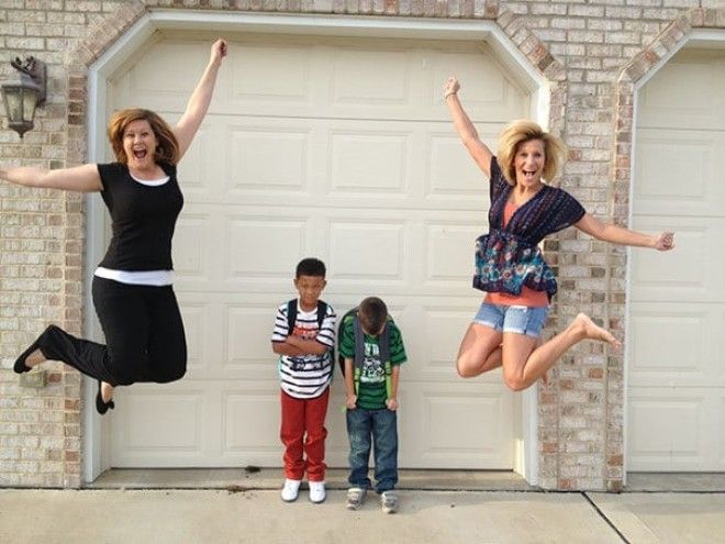 My Sister And I Also Took A First Day Of School Picture