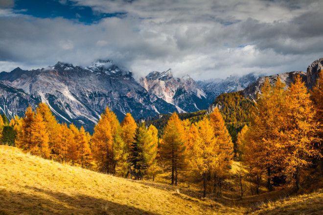 Доломитовые Альпы в разное время года от польского фотографа