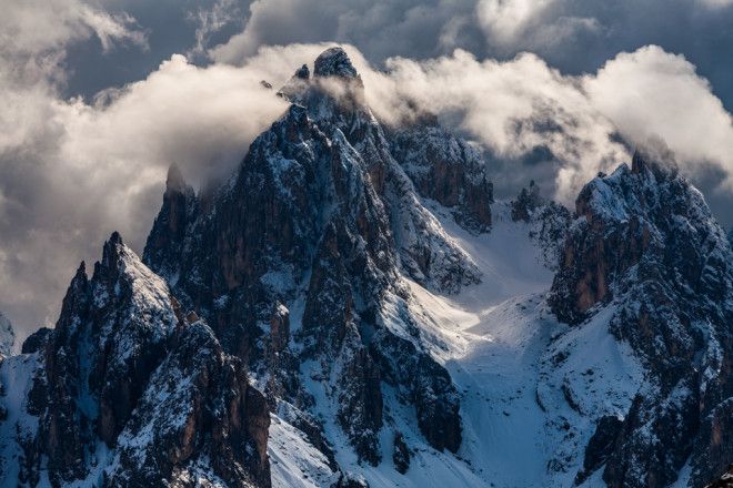 Доломитовые Альпы в разное время года от польского фотографа