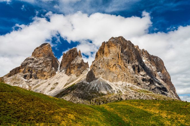 Доломитовые Альпы в разное время года от польского фотографа