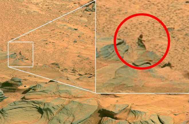 Загадочные находки, которые были обнаружены на снимках Марса