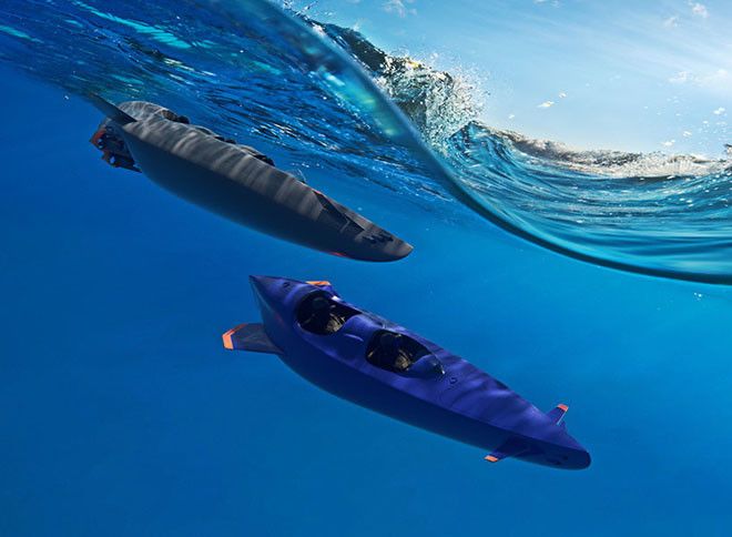 Выпущена трёхместная подводная лодка для частного использования