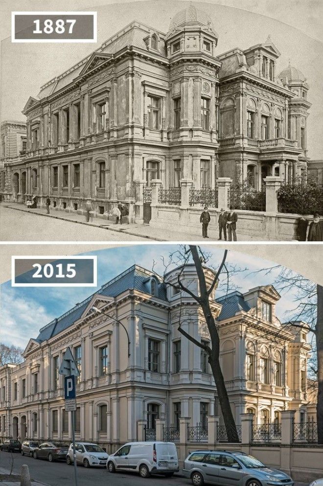 Лодзь Польша 1887 2015 История в фотографиях бег времени города до и после изменения в мире фото фотопроект фотосвидетельства