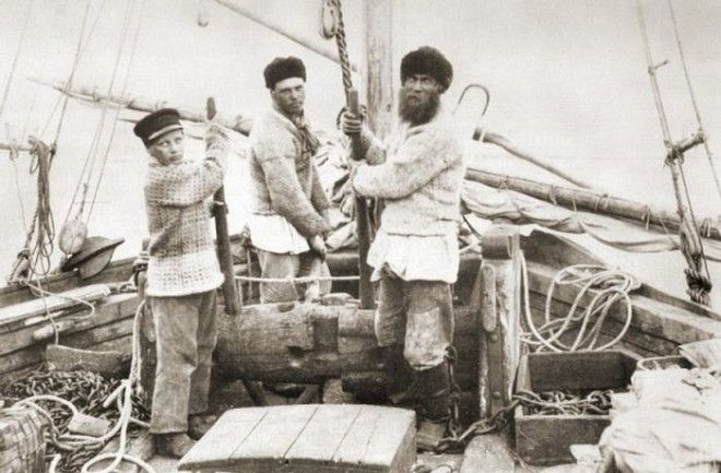 Поморы Русского Севера, вероятно 1912 год россия, рыбаки, фото