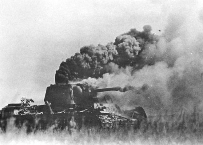 27. Горящий КВ-1 ВОВ 1941-1945, вмв, война