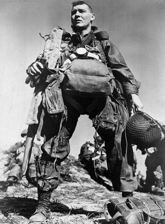 81. Брутальный американский парашютист. 1945-й год ВОВ 1941-1945, вмв, война