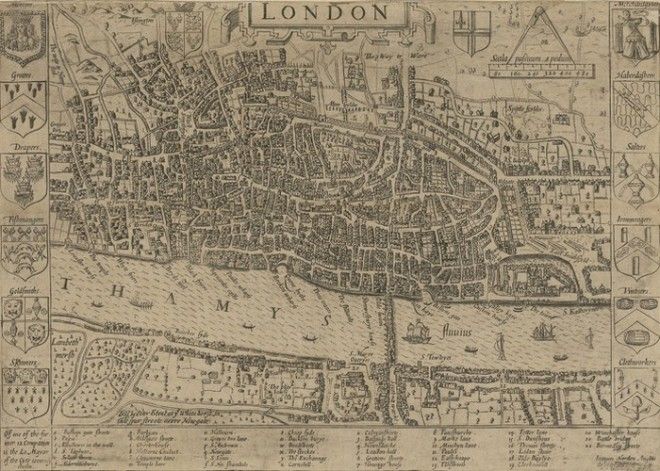 Карта Лондона.