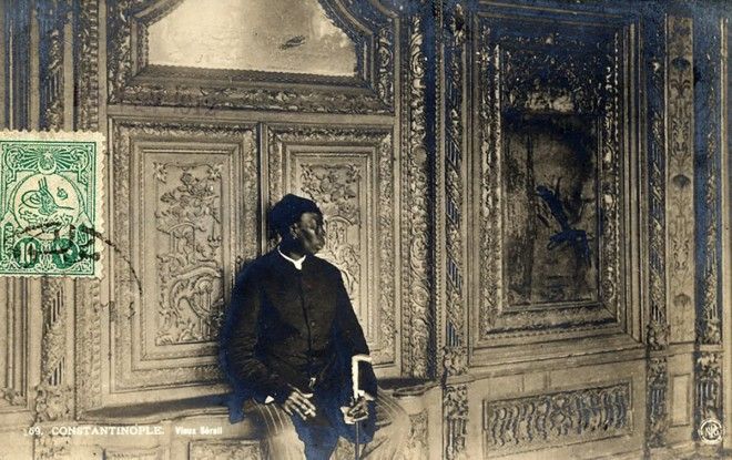 Chief Black Eunuch of the Ottoman court; Photo, 1912.