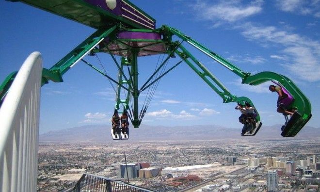 5. Отель Stratosphere в Лас-Вегасе дает возможность прокатиться над пропастью игры, игры для взрослых, идеи для развлечений, интересно, фото