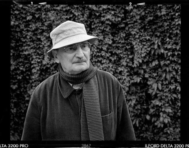 Sławomir Mrożek in Noir sur Blanc Publishing House in Warsaw, 1st of October 2009, photo by Rafał Guz / Fotorzepa / Forum