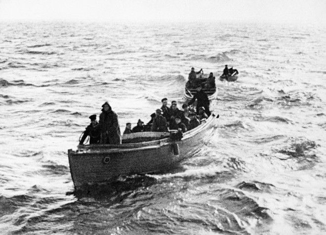 Three of the armada of little ships that joined in the evacuation of troops from Dunkirk