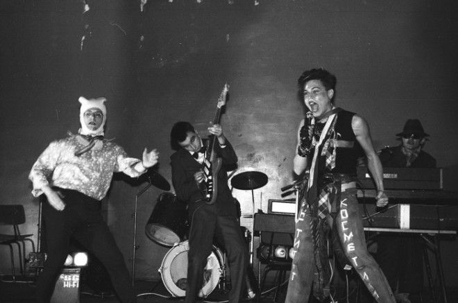 Концерт группы «НИИ Косметики». СССР, Москва, 1987 год. Автор фотографии: Igor Mukhin.
