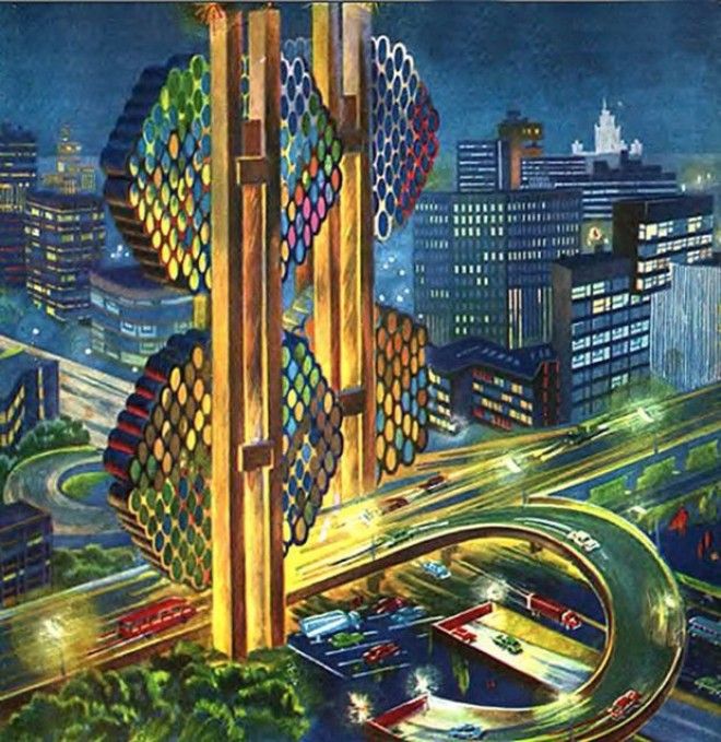 Лифт в космос и городплотина Каким видели будущее в СССР Изображение 3
