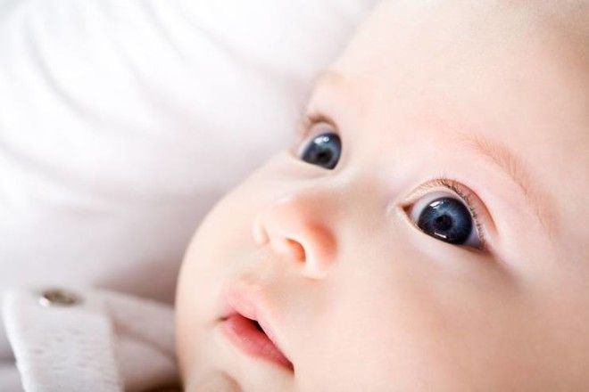 глаза новорождённых кажутся большими и глубокими