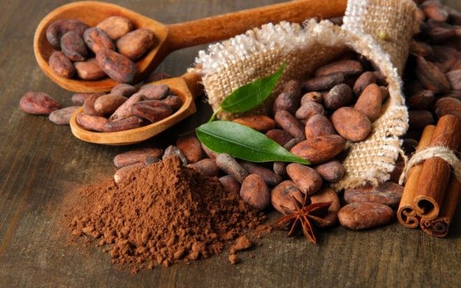ТОП 10 полезных продуктов для продления жизни - какао