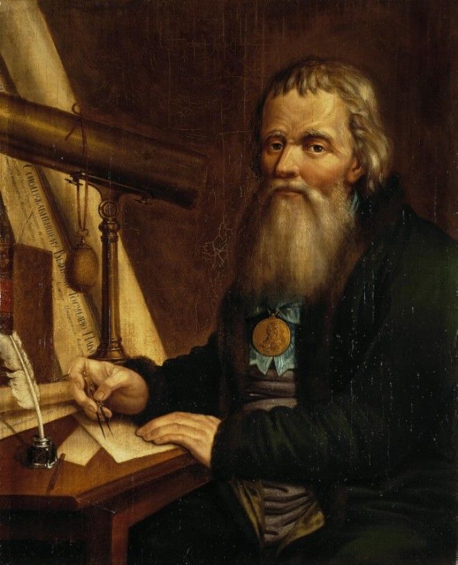 Портрет Ивана Кулибина работы Павла Веденецкого 1818 год