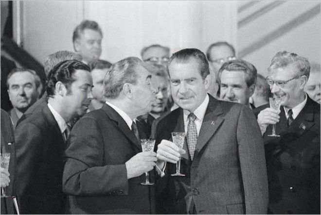 Леонид Брежнев и Ричард Никсон, 1972 год