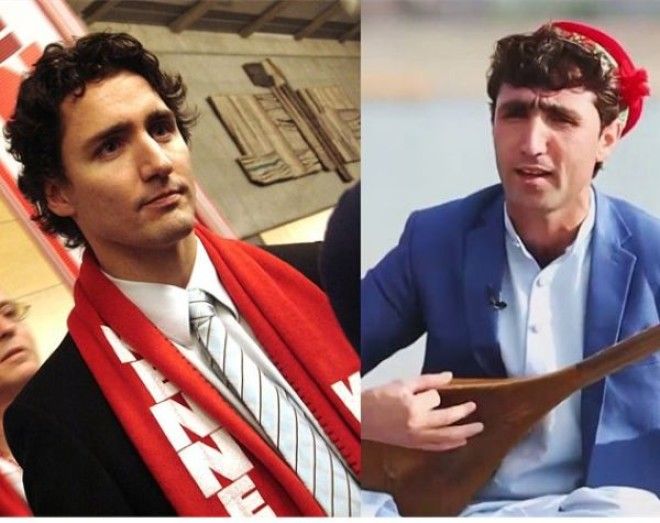 Афганский певец на свадьбах и премьер Канады похожи как две капли воды
