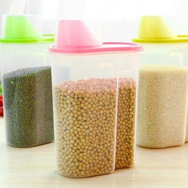 С пластиковыми контейнерами на вашей кухне не будет беспорядка. /Фото: images-na.ssl-images-amazon.com
