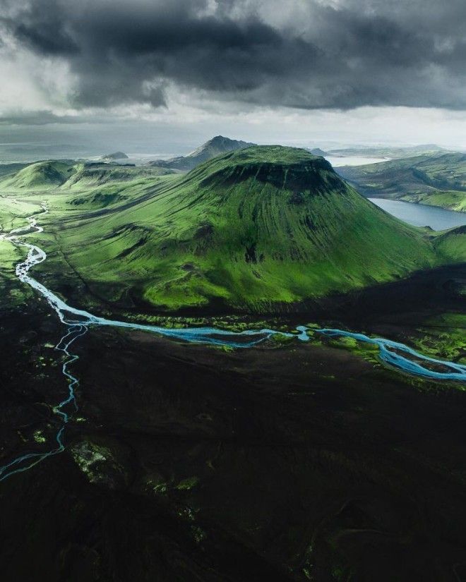 Захватывающая дух аэрофотосъемка Исландии