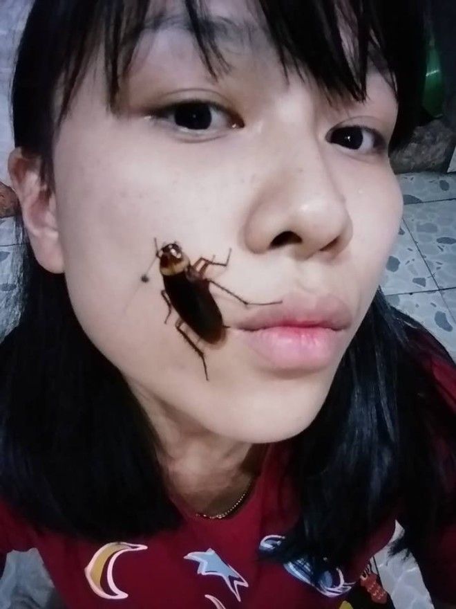 Новый челлендж: насади тараканов на лицо и сделай селфи
