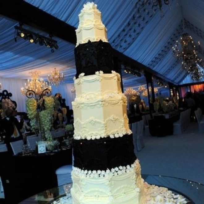 Чёрно-белый торт. 