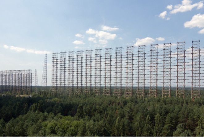 АЭС — не единственная большая советская стройка в районе Чернобыля.